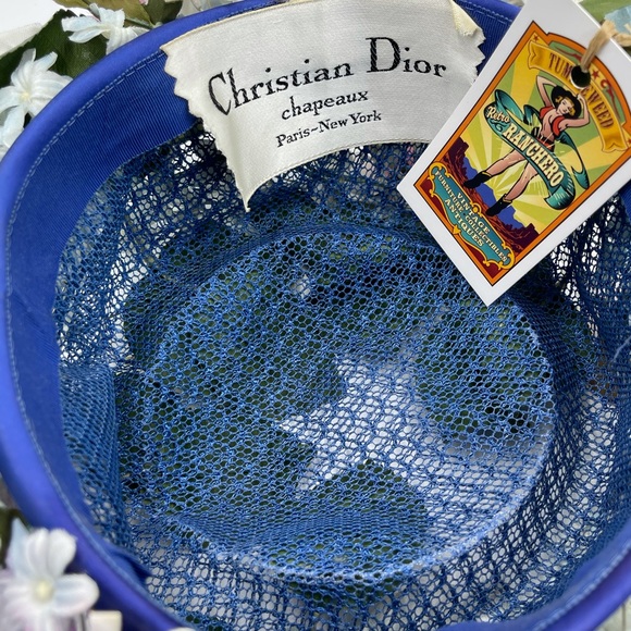 1950s Christian Dior Floral Hat - Picture 3 of 6